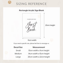 Load image into Gallery viewer, Please Sign Our Guest Book Decal Event Wedding DIY Decal