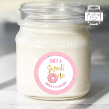 Load image into Gallery viewer, Sweet One Doughnut Style Birthday Party Stickers