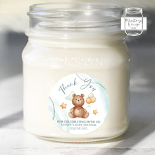 Load image into Gallery viewer, Cute Teddy bear Baby Shower Thank You Stickers