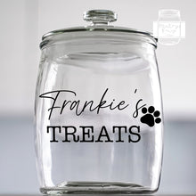 Load image into Gallery viewer, Pet Treats Jar Stickers