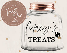 Load image into Gallery viewer, Pet Treats Jar Stickers