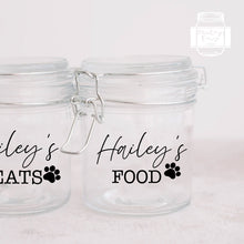 Load image into Gallery viewer, Pet Treats Jar Stickers