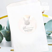 Load image into Gallery viewer, Bunny Watercolour Style Birthday Party Stickers Favour Stickers