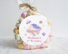 Load image into Gallery viewer, Outer Space Watercolour Style Birthday Party Stickers Favour Stickers