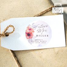 Load image into Gallery viewer, Watercolour Floral Style Wedding Hen's Party Stickers Bridal Shower Stickers