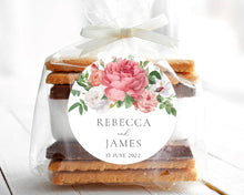 Load image into Gallery viewer, Rose Floral Style Wedding Thank You Stickers