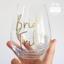 Load image into Gallery viewer, Bride Tribe Hen Party Wine Glass Stickers