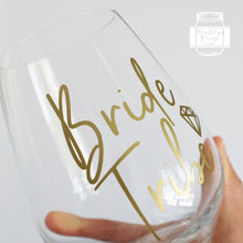 Load image into Gallery viewer, Bride Tribe Hen Party Wine Glass Stickers