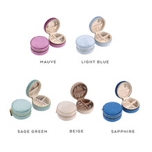 Load image into Gallery viewer, Premium Velvet Personalised Jewellery Box Mini Jewellery Box Bridesmaid Gift with Name