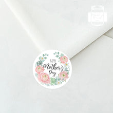 Load image into Gallery viewer, Happy Mother's Day Watercolour Floral Style Gift Stickers