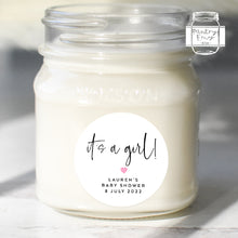 Load image into Gallery viewer, 'It's a boy / It's a girl' Minimalist Style Baby Shower Party Favour Stickers