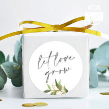 Load image into Gallery viewer, Let Love Grow Wedding Favour Stickers