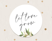 Load image into Gallery viewer, Let Love Grow Wedding Favour Stickers