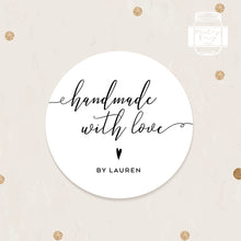 Load image into Gallery viewer, Small Business Handmade with Love Stickers