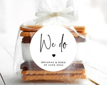 Load image into Gallery viewer, We Do Minimalist Style Wedding Thank You Stickers Favours Stickers