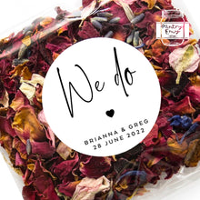 Load image into Gallery viewer, We Do Minimalist Style Wedding Thank You Stickers Favours Stickers