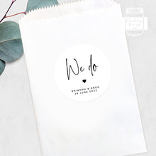 Load image into Gallery viewer, We Do Minimalist Style Wedding Thank You Stickers Favours Stickers
