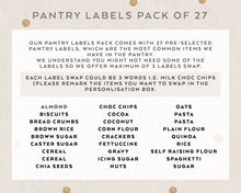 Load image into Gallery viewer, Pantry Labels Starter Pack (Set of 27)