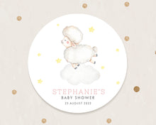 Load image into Gallery viewer, Watercolour Sheep Style Thank You Stickers Baby Shower Party Thank You Stickers Favour Stickers Goody Bag Stickers