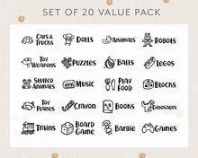Load image into Gallery viewer, Toy Storage Labels Value Pack