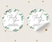 Load image into Gallery viewer, Greenery Leaf Style Wedding Stickers