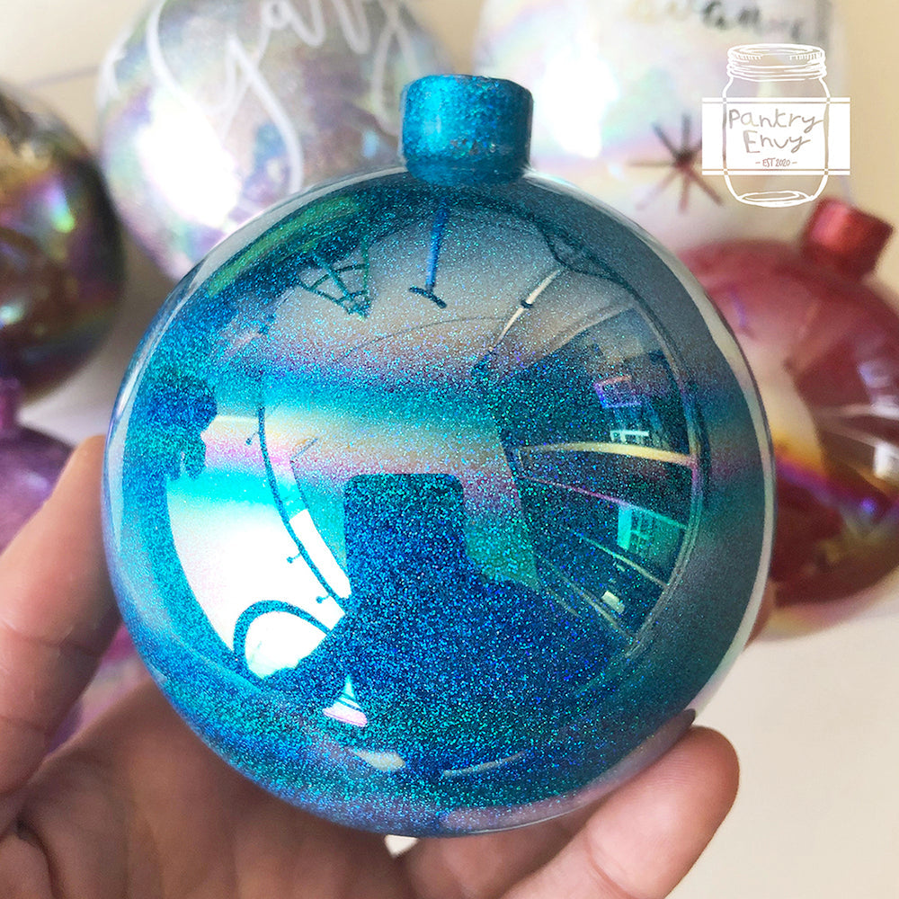 Personalised Glass Bauble, Glass Baubles Customised *NOT soft plastic*, Christmas Gift