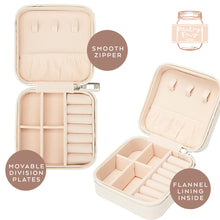 Load image into Gallery viewer, Bridesmaid Gift, Personalised Square Jewellery Box with Name
