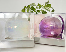 Load image into Gallery viewer, Personalised Glass Bauble, Glass Baubles Customised *NOT soft plastic*, Christmas Gift
