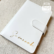 Load image into Gallery viewer, Personalised A6 Budget Planner Binder with 6 Zipper Inserts
