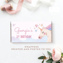 Load image into Gallery viewer, 8pcs Dreamy Unicorn Style Chocolate Wrapper, Aldi Chocolate Wrappers
