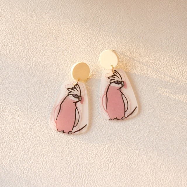 Galah Statement Earrings