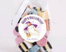 Load image into Gallery viewer, Halloween Little Ghost Style Favour Stickers, Halloween Stickers
