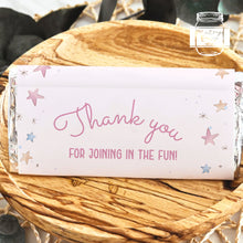 Load image into Gallery viewer, Customised Dreamy Unicorn Style Mini Milk Chocolate Bar 40g, Personalised Party Favour
