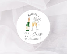 Load image into Gallery viewer, Hen Party Stickers Champagne Illustration Style Hens Night Party Favour Stickers
