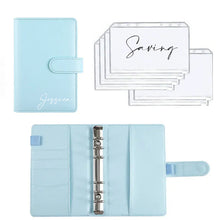 Load image into Gallery viewer, Personalised A6 Budget Planner Binder with 6 Zipper Inserts
