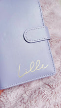 Load and play video in Gallery viewer, Personalised A6 Budget Planner Binder with 6 Zipper Inserts

