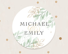Load image into Gallery viewer, Greenery Leaf Style Wedding Stickers
