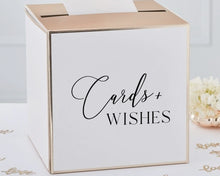 Load image into Gallery viewer, Wedding Card and Wishes Well Decal, DIY Wedding Project, Wedding Sticker
