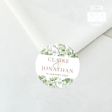 Load image into Gallery viewer, Greenery Style Wedding Thank You Stickers
