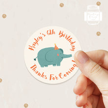 Load image into Gallery viewer, Animal Style Birthday Party Stickers
