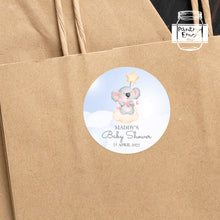 Load image into Gallery viewer, Cute Koala Baby Shower Thank You Stickers Favour Stickers
