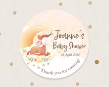 Load image into Gallery viewer, Cute Deer Baby Shower Thank You Stickers Favour Stickers
