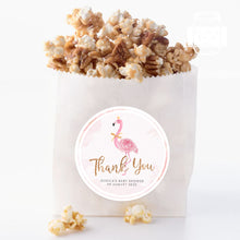 Load image into Gallery viewer, Watercolour Flamingo Style Thank You Stickers Baby Shower Party Thank You Stickers Favour Stickers

