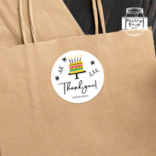 Load image into Gallery viewer, Cake Style Birthday Party Stickers
