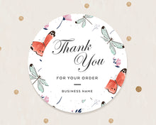 Load image into Gallery viewer, Elegant Butterfly Style Thank You Stickers
