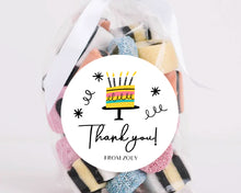 Load image into Gallery viewer, Cake Style Birthday Party Stickers
