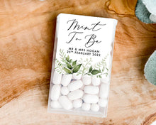 Load image into Gallery viewer, *Sticker Only* Mint to Be Wedding Favours Greenery Style Tic Tac Stickers
