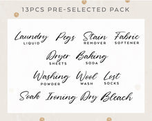 Load image into Gallery viewer, Personalised Laundry Storage Labels - Geraldo Style
