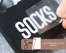 Load image into Gallery viewer, Personalised Unicorn Name Permanent Vinyl Stickers
