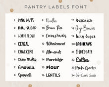 Load image into Gallery viewer, Pantry Organisation Personalised Pantry Labels
